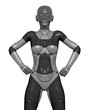 © DM7 - gynoid girl doing a super pose