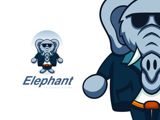 Wall Mural - Elephant Mascot