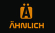 Logo for business Latin letter Ä