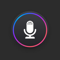 Wall Mural - Mic -  UI Icon