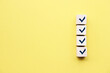 © Sai - Check mark on wooden cube, checklist concept