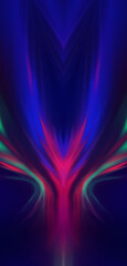 Wall Mural - bright abstract blurred background with bokeh. blurred lights, neon glowing lines on a dark backgrou