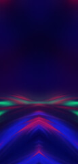 Wall Mural - bright abstract blurred background with bokeh. blurred lights, neon glowing lines on a dark backgrou