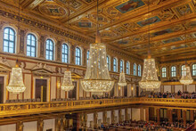 Great Golden Hall In Musikverein, Vienna, Austria