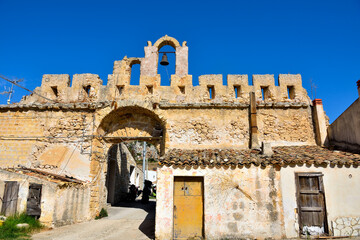 Poster - baida castle dating from the late 13th century castellammare del golfo sicily italy