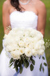 © Nadine - White wedding bouquet