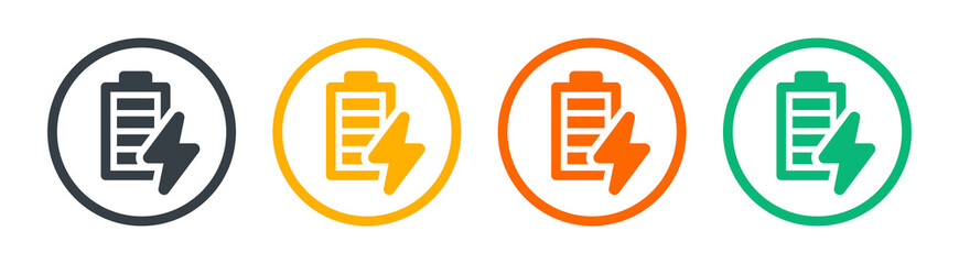 Wall Mural - Battery icon vector illustration design.