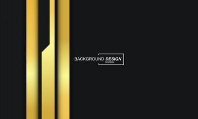 Modern abstract background black and yellow luxury color