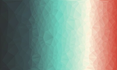 Poster - vibrant abstract colorful polygonal background