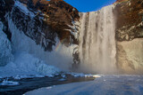 Fototapeta Tęcza - Wodospad Selfoss - Islandia