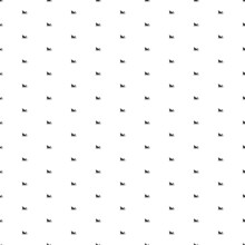 Square Seamless Background Pattern From Black Sleigh Symbols. The Pattern Is Evenly Filled. Vector Illustration On White Background