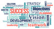 marketing business success concept word tag