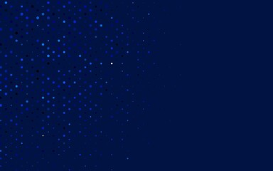 Wall Mural - Light BLUE vector pattern with spheres.