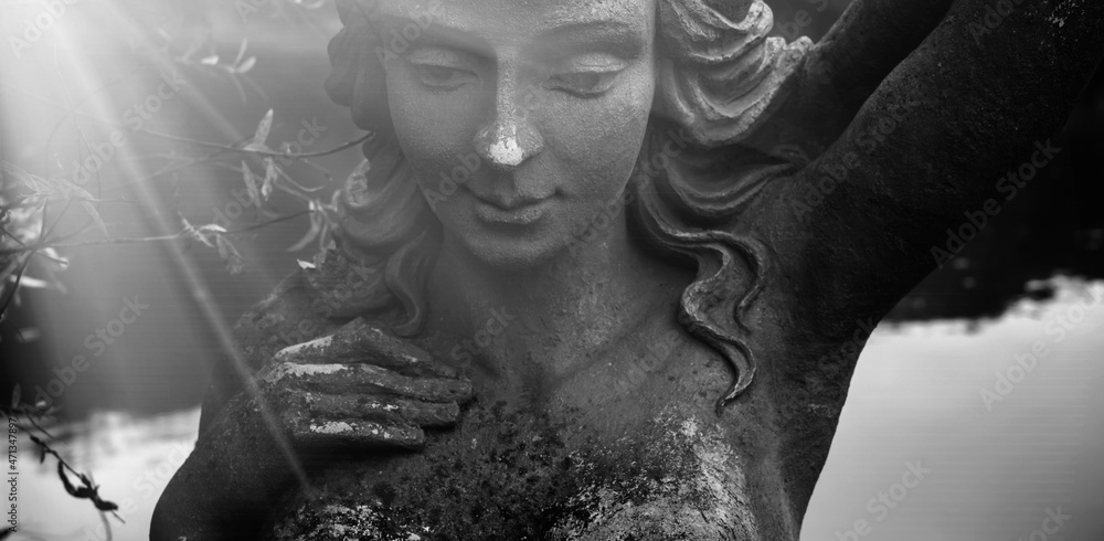 Beautiful Olympic goddess of love Aphrodite (Venus) Fragment of ancient ...