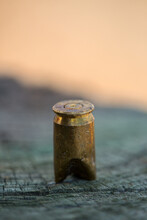 Bullet Casing Abandoned On The Ground
