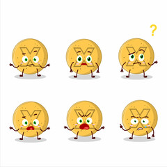 Sticker - Cartoon character of dalgona candy disagree with what expression