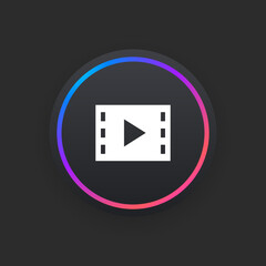 Sticker - Video Player -  UI Icon