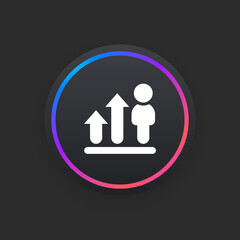 Canvas Print - User Status -  UI Icon