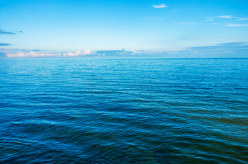 Wall Mural - beautiful sea and clouds sky