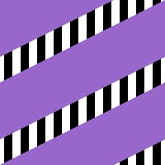 Wall Mural - Seamless abstract background with diagonal purple stripes and vertical black and white stripes. Vector image.