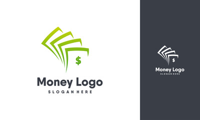 Wall Mural - modern money logo designs template vector, finance logo designs vector, logo symbol icon