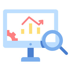 Wall Mural - system monitoring icon