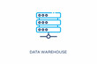 © Vectors - Data Warehouse icon in vector. Logotype
