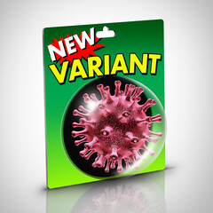 Sticker - New Virus Variant