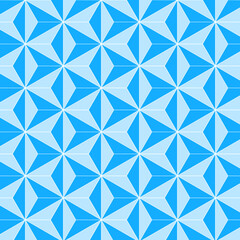 Poster - Backgrounds pattern seamless geometric blue hexagon abstract and line vector design. Cristmass design seamless pattern of stars. Luxury creative print for invite, gift certificate.