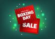 Boxing day sale banner template.