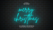 © Kardus Studio - Merry Christmas editable text effect with Neon Style