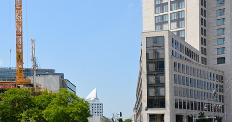 Canvas Print - Skyline im Stadtteil Charlottenburg, Berlin