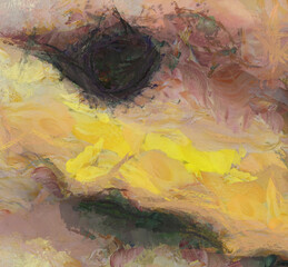 Wall Mural - painting on canvas. abstract background