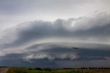 Canvas Print - Supercell Storm