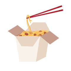 Poster - noodles in box