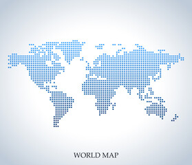 Wall Mural - illustration of world map