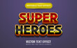 © Work 19 Studio - Super heroes editable text effect