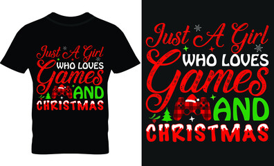 Wall Mural - Merry Christmas t-shirt design/ santa gift