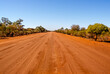 Road to Bourke in outback Australia.