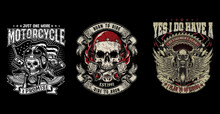 Vintage Motorcycle T-shirt Design Bundle