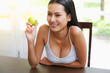 © u photostock - Portrait sexy asia woman with salad, healthy diet concept