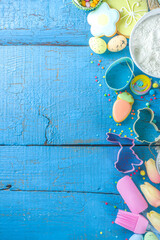 Wall Mural - Easter baking background