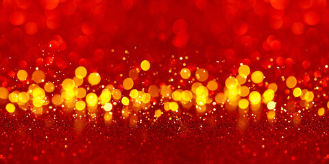 Red shiny festive abstract background.