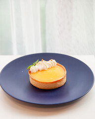 Wall Mural - Lemon tart with fresh meringue