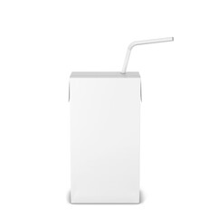 Wall Mural - Blank milk or juice pack