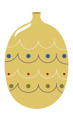 Poster - decorative vase icon