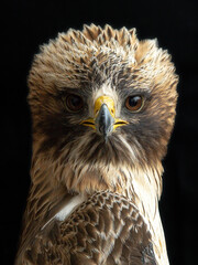 Wall Mural - Adult female of Booted eagle. Pale morph . Aquila pennata