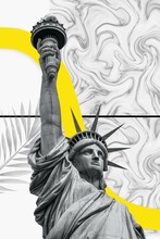 Statue Of Liberty Abstract Background
