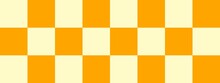 Checkerboard Banner. Orange And Beige Colors Of Checkerboard. Big Squares, Big Cells. Chessboard, Checkerboard Texture. Squares Pattern. Background.