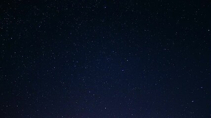 Wall Mural - Night starry sky revolving around the pole star